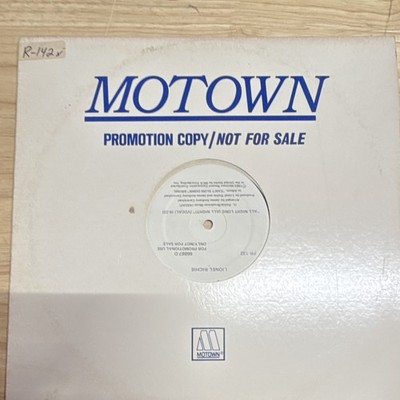 Lionel Richie All Night Long (All Night) Motown Promo 12'' 33 RPM Vinyl PR-132