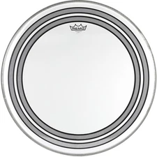 Remo Powersonic Clear Bass Drumhead - 22 inches (2-pack) Bundle