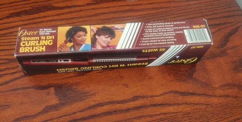 Cepillo rizador Oster Steam'n Dri 1983 45 vatios doble voltaje 120/240 nuevo en caja - Imagen 5 de 5