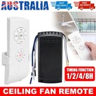 Universal Wireless/Ceiling Fan Remote Lamp Light Timer Receiver Control Kit&Tool