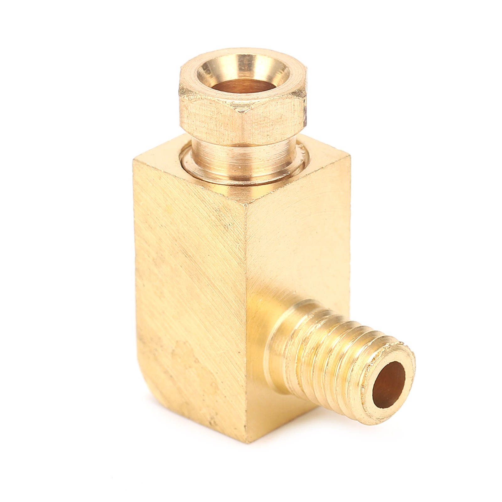 HOT Brass Pipe Joint Right Angle Thread Connection Tube Nipple Industrial