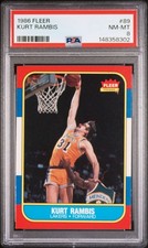 1986-87 FLEER #89 KURT RAMBIS - PSA 8 NM/MT