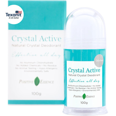 All Natural Crystal Deodorant for Women & Men (100G)   Thai Piedra De Alumbre Al