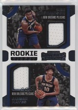 2019-20 Contenders Rookie Ticket Dual Swatches Zion Williamson Jaxson Hayes i2k