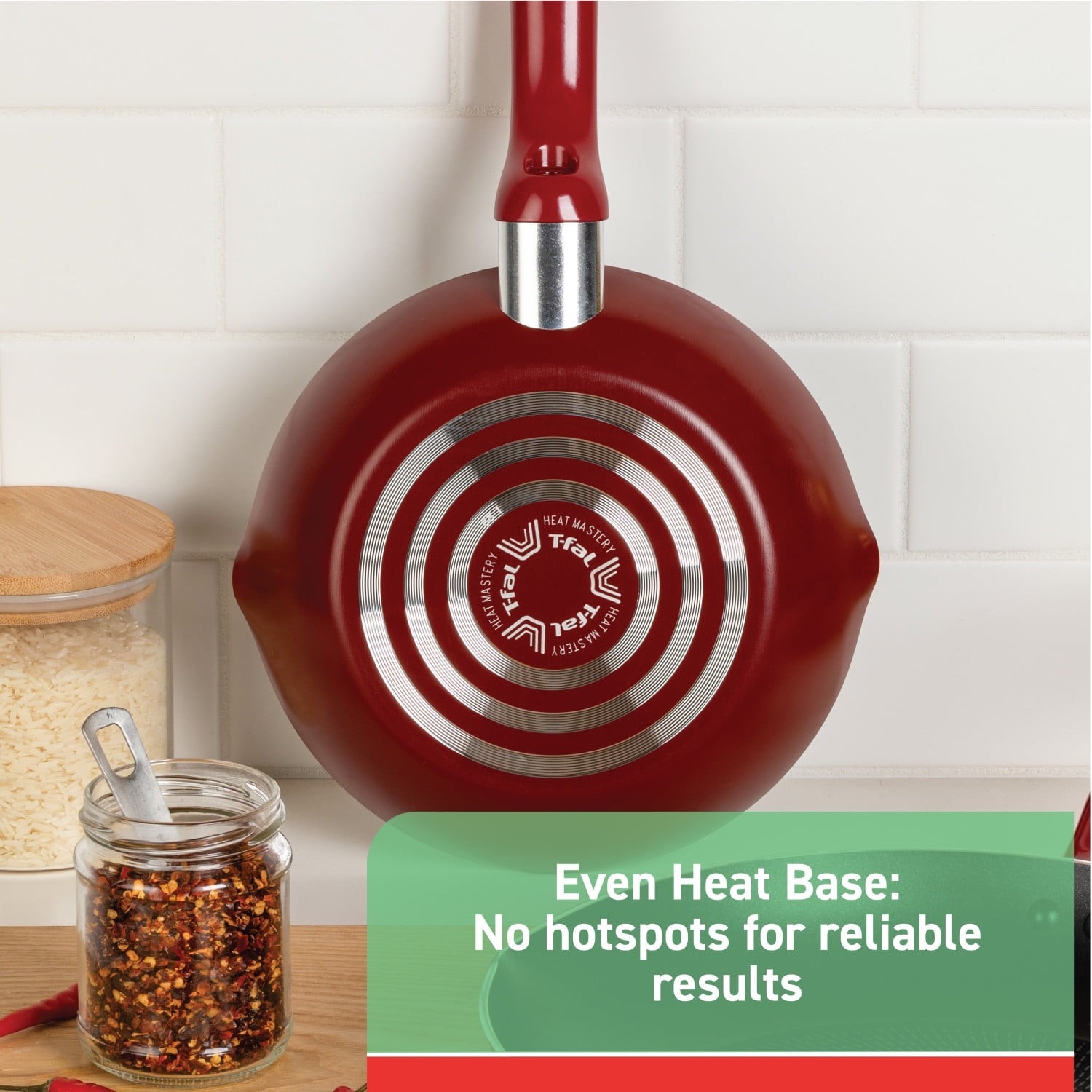 T-fal Easy Care 12-Piece Non-Stick Cookware Set, Pots and Pans, Red