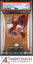 2013 UPPER DECK ALL-TIME GREATS SILVER SPECTRUM REGGIE MILLER #/50 POP 2 PSA 9