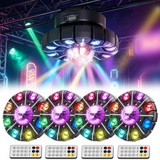 200W 8 Arms LED Beam RGBW Moving Head Light w/Laser Effect DMX For Bar Stage DJ