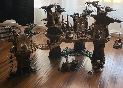 ALT OF LEGO Star Wars Ewok Village 10236 CUSTOM SET (READ DESCRIPTION)