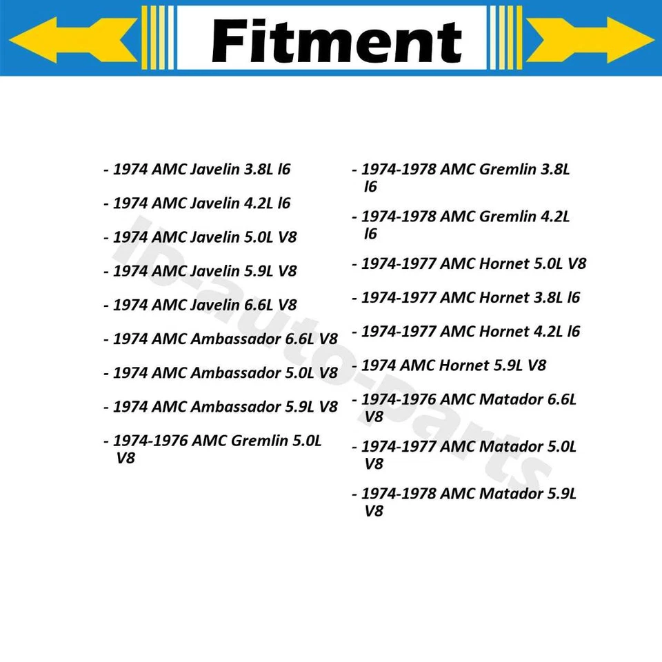 Vedação interna dianteira Ambassador 2X WJB para 1974-1974 - Imagem 2 de 4