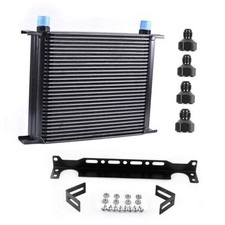 AN10-10AN Stacked Plate Oil Cooler 30 Row-BK Oil Cooler Mounting Bracket