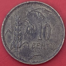 Lithuania   1925 10 Centu Coin