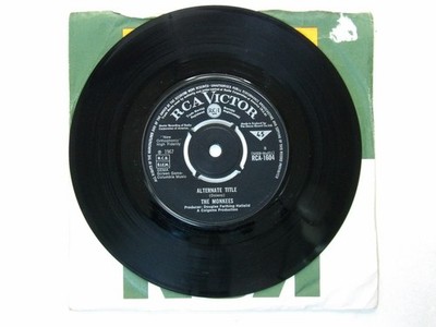 The Monkees:  Alternate Title   1967  UK  7''