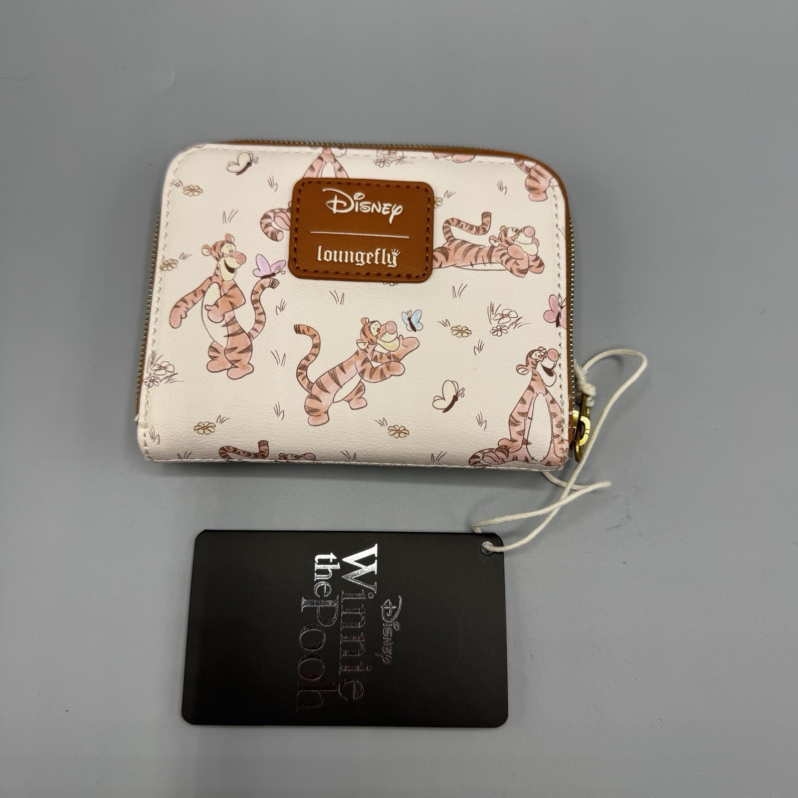 Loungefly Disney Winnie The Pooh Tigger Butterfly Mini Zipper Wallet NEW