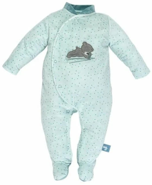 Nattou Baby All-in-One Pyjamas Jules The Bear Age 3 Months BNWT RRP £26 Green