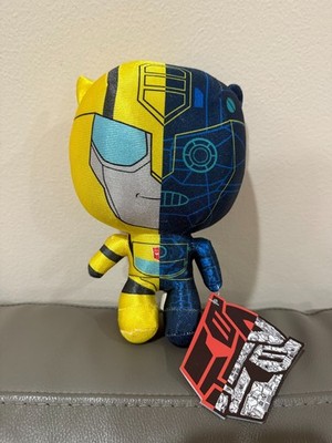 Transformers Bumble Bee Plush Toy Factory Hasbro 7'' Tall Yellow
