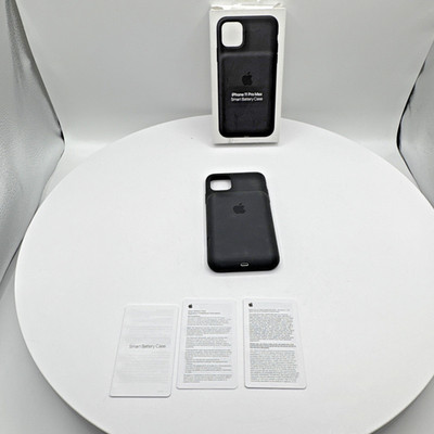 Genuine Apple iPhone 11 Pro Max Smart Battery Case Black MWVP2LL/A Wireless Qi