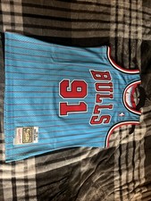 1995 Denis Rodman Hardwood Classic Chicago Bulls Jersey
