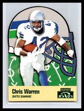 1996 Playoff Prime #43 Chris Warren X's and O's Seattle Seahawks