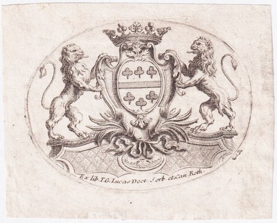 Ex-libris Gravé Charpentier De Beauvillé Île De France - 18e Siècle, Occasion