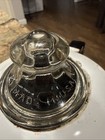 PYREX White Enamel Coffee Pot Percolator Glass Knob w/ORIG Insides Glass Top — photo 5