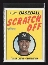 Starlin Castro 2019 Topps Heritage #14 1970 Topps Scratch-Offs TYW5
