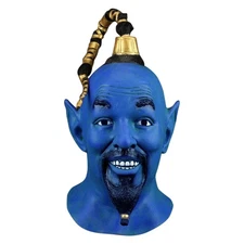 Genie Blue Mask Cosplay Props Wiill Smith Halloween Carnival Party Mask
