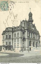 Old postcard - 92 - Asnieres sur Seine - Town Hall - Old postcard - Used