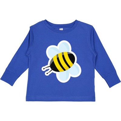 Inktastic Bumble Bee Toddler Long Sleeve T-Shirt Insect Bug Wings Black Yellow