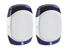 Dummy Decoy Alarm Bell Box with Battery Flashing LED - TWIN PACK