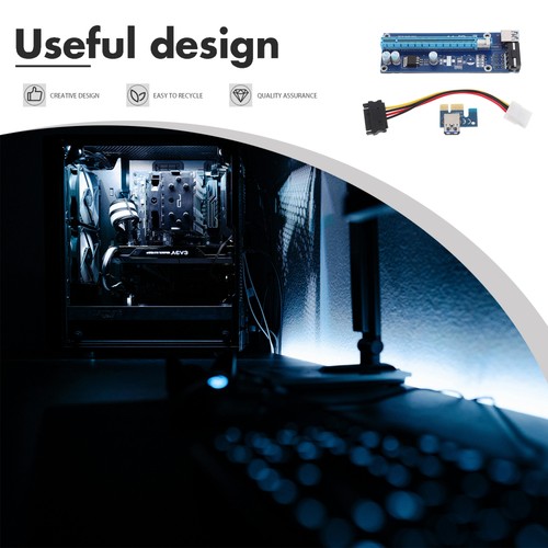 PCI-E-Adapterkarte PCI-Erweiterungsadapter GPU-Riser-Adapterkarte - 第 12/12 張圖片