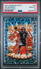 2023 Panini Donruss Optic - Downtown Joe Burrow #D-4 Ultra Rare PSA 10 GEM 💎