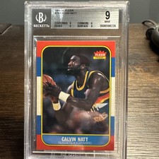 1986-87 Fleer - Calvin Natt #79 BGS 9 True 9