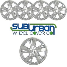 Fits 2013-2015 Nissan Altima Imp-378x 17 Split Spoke Chrome Wheel Skins Set4