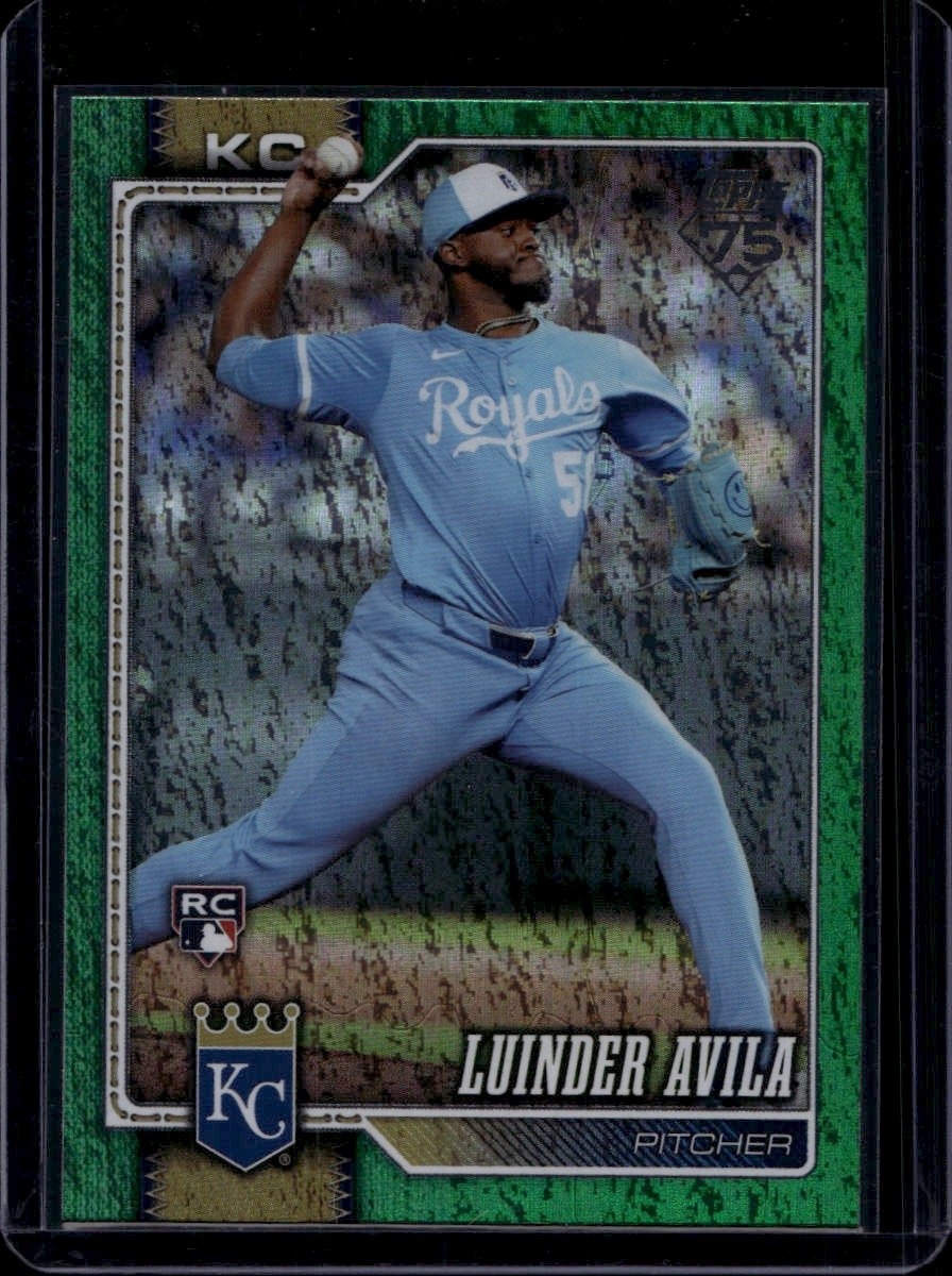 2026 Topps Series 1 Luinder Avila #120 Green Holo Foil /99 RC