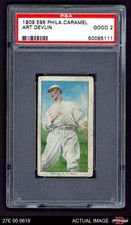 1909 E95 Philadelphia Caramel Art Devlin PSA 2 - GOOD