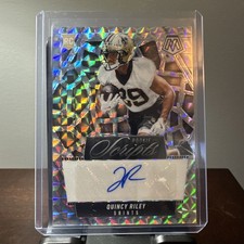 Panini 2023 Mosaic Football Rookie Scripts Autograph Quincy Riley Saints RS-QRY