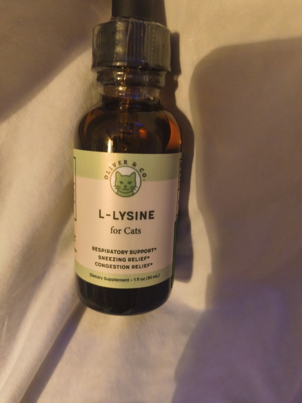 Lysine for Cats - L-Lysine for Cats - May Help with Respiratory Health Sneezi...