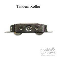 Sliding Patio Door Roller Two Wheels Flat Tab Steel Wheel Sliding Door Roller