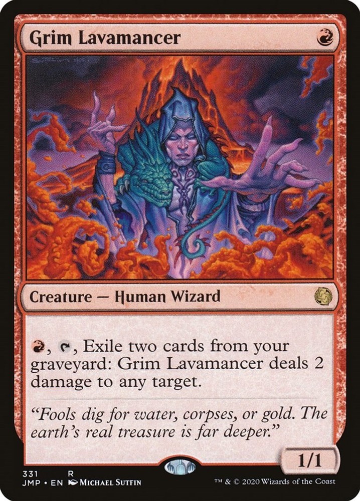 Grim Lavamancer - 331 - NM - Jumpstart