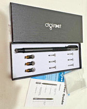 Digiroot Universal Stylus Pen Touch Screen Multiple Tips Black NIB