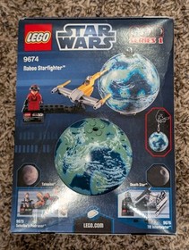 LEGO #9674 Star Wars:Naboo Starfighter & Planet-Naboo Pilot Minifig-2012 Retired