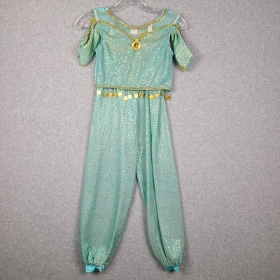Disneyland Resort Princess Jasmine 2-Piece Costume Youth Size 10-12 Aladdin Set