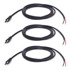 3PCS 1M/3.3FT 22AWG USB Type C Male Pigtail,5V 3A C to 2 Pin Bare 1M