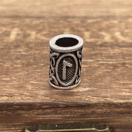 1 pz albero della vita rune norrene perline metallo capelli/barba vichinghi trecce gioielli fai da te - Foto 66 di 67