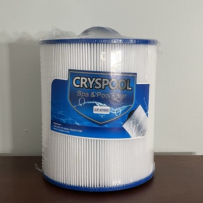 (1) Cryspool Spa & Pool Filter CP-07005 Imperfect Plastic Wrap