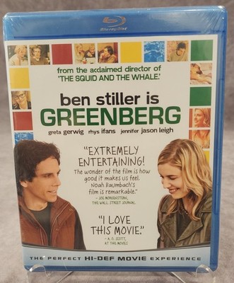 Greenberg - Blu Ray - 2009 Ben Stiller  BRAND NEW SEALED  FREE SHIPPING