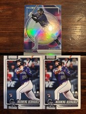 Warming Bernabel RC 3 Card LOT! Recon / New 2026 - Colorado Rockies