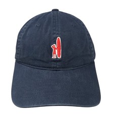 Johnnie-O Strapback Baseball Cap Blue One Size Adjustable Embroidered 6 Panel