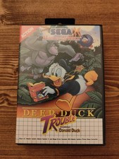 Deep Duck Trouble Sega Master System Complete with Manual Tested Working PAL