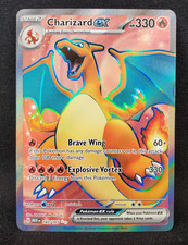 Charizard EX 183/165 SV: Scarlet & Violet 151 Holo FULL ART ultra rara quasi come nuova